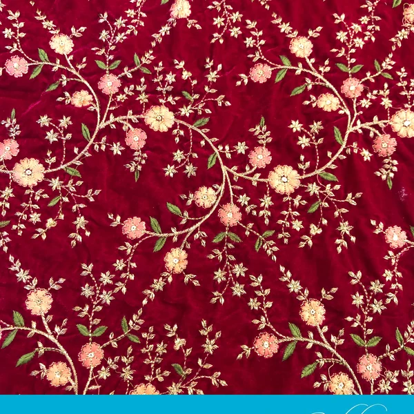 Velvet Fancy Blouse Pieces